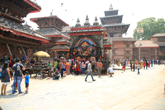 Kal Bhairava, Kathmandu Durbar Square.