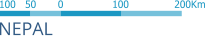 0 100200Km 50 100 NEPAL